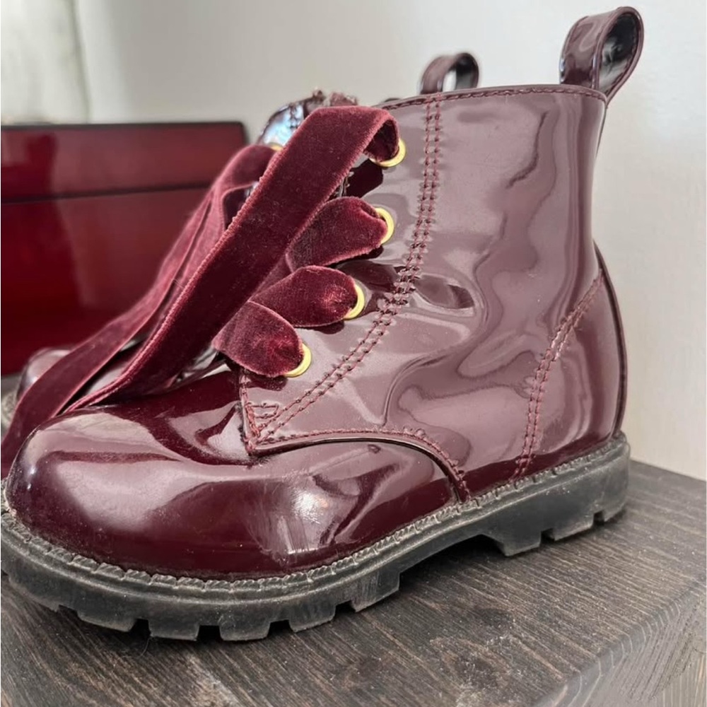Stylish Burgundy Toddler Boots